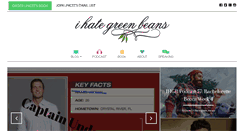 Desktop Screenshot of ihategreenbeans.com