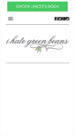 Mobile Screenshot of ihategreenbeans.com